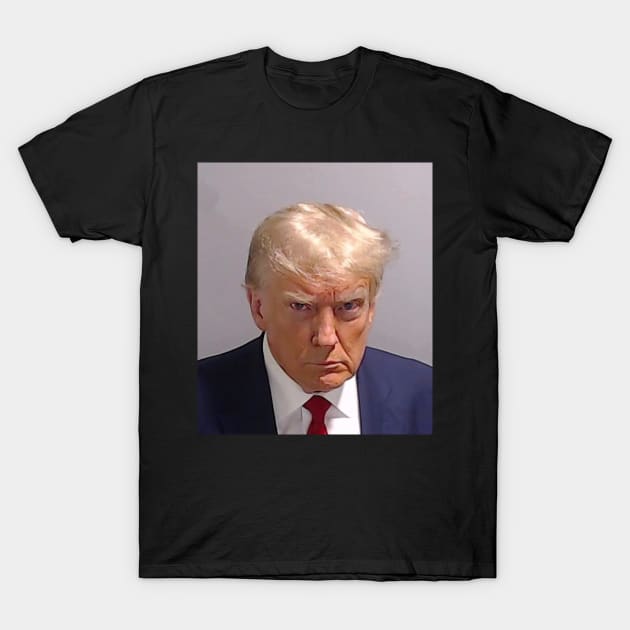 Trump Mugshot T-Shirt by JennyPool